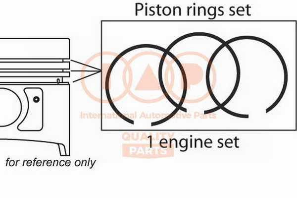 IAP 102-13140 Piston Ring Kit 10213140: Buy near me in Poland at 2407.PL - Good price!