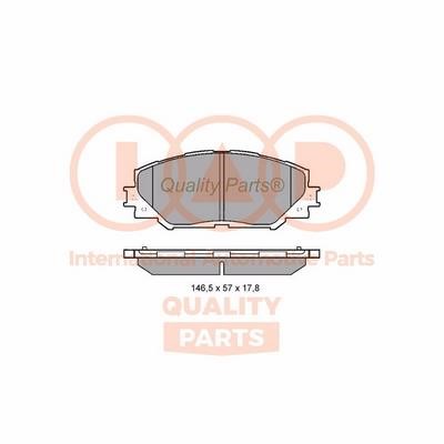 IAP 704-17055X Brake Pad Set, disc brake 70417055X: Buy near me in Poland at 2407.PL - Good price!