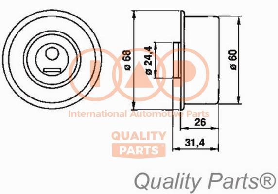 IAP 127-13082 Tensioner pulley, timing belt 12713082: Buy near me in Poland at 2407.PL - Good price!