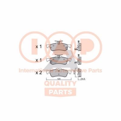 IAP 704-17005P Brake Pad Set, disc brake 70417005P: Buy near me in Poland at 2407.PL - Good price!