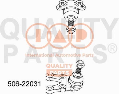 IAP 506-22031 Ball joint 50622031: Buy near me in Poland at 2407.PL - Good price!