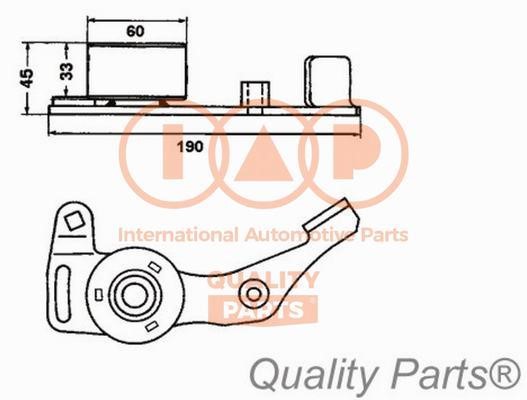 IAP 127-06021 Ролик ремня ГРМ 12706021: Отличная цена - Купить в Польше на 2407.PL!