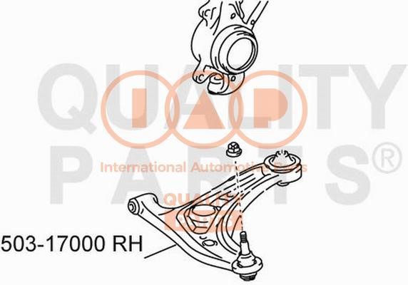 IAP 503-17000 Track Control Arm 50317000: Buy near me in Poland at 2407.PL - Good price!