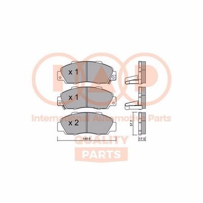 IAP 704-06060P Brake Pad Set, disc brake 70406060P: Buy near me in Poland at 2407.PL - Good price!