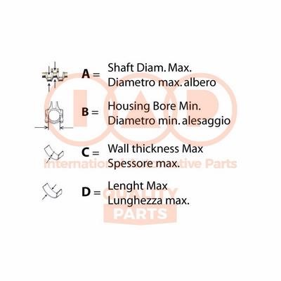 IAP 107-09016 Small End Bushes, connecting rod 10709016: Buy near me in Poland at 2407.PL - Good price!