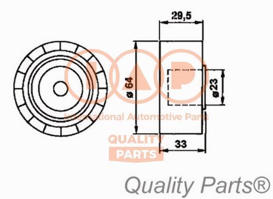 IAP 127-20031 Tensioner pulley, timing belt 12720031: Buy near me in Poland at 2407.PL - Good price!