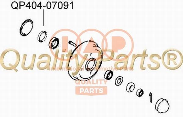 IAP 404-07091 Pierścień uszczelniający wału, piasta koła 40407091: Dobra cena w Polsce na 2407.PL - Kup Teraz!