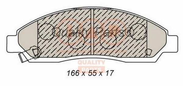 IAP 704-09022 Brake Pad Set, disc brake 70409022: Buy near me in Poland at 2407.PL - Good price!