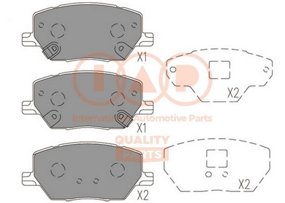 IAP 704-10080 Brake Pad Set, disc brake 70410080: Buy near me in Poland at 2407.PL - Good price!