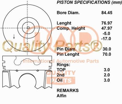 IAP 100-06064 Piston 10006064: Buy near me in Poland at 2407.PL - Good price!