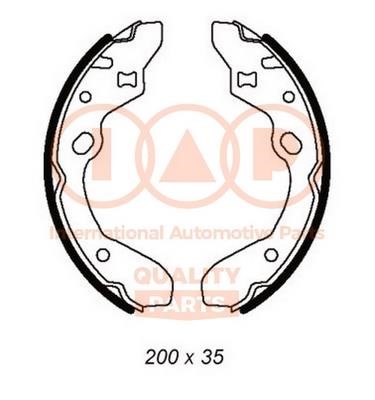 IAP 705-11021 Brake shoe set 70511021: Buy near me in Poland at 2407.PL - Good price!