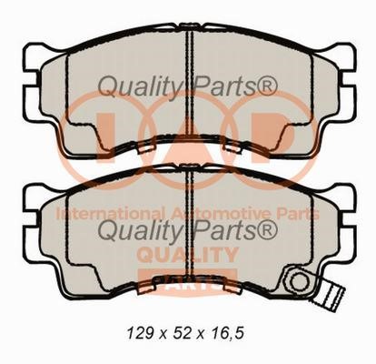 IAP 704-21076 Brake Pad Set, disc brake 70421076: Buy near me in Poland at 2407.PL - Good price!