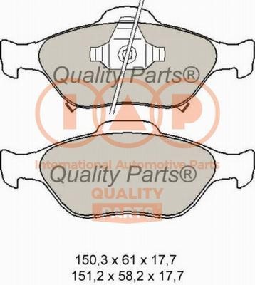 IAP 704-17004X Brake Pad Set, disc brake 70417004X: Buy near me in Poland at 2407.PL - Good price!