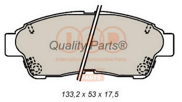 IAP 704-17092 Brake Pad Set, disc brake 70417092: Buy near me in Poland at 2407.PL - Good price!