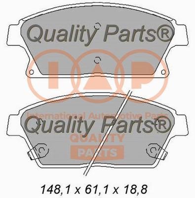 IAP 704-20101X Brake Pad Set, disc brake 70420101X: Buy near me in Poland at 2407.PL - Good price!