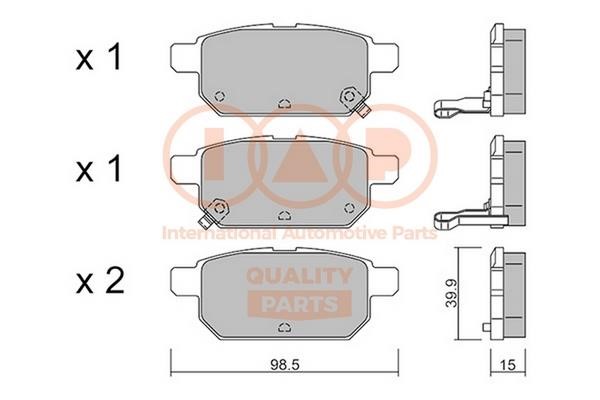 IAP 704-16102P Brake Pad Set, disc brake 70416102P: Buy near me in Poland at 2407.PL - Good price!