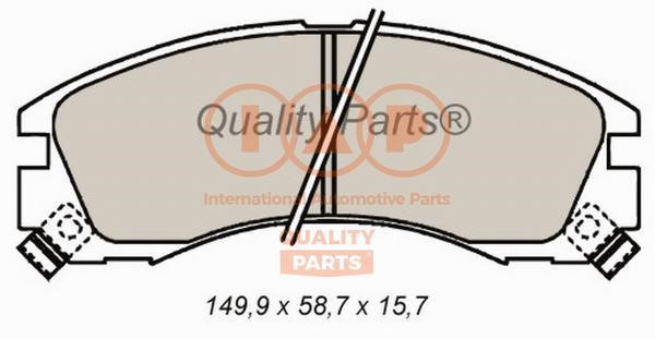 IAP 704-12021X Brake Pad Set, disc brake 70412021X: Buy near me in Poland at 2407.PL - Good price!
