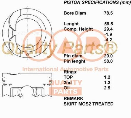 IAP 100-16098 Piston 10016098: Buy near me at 2407.PL in Poland at an Affordable price!