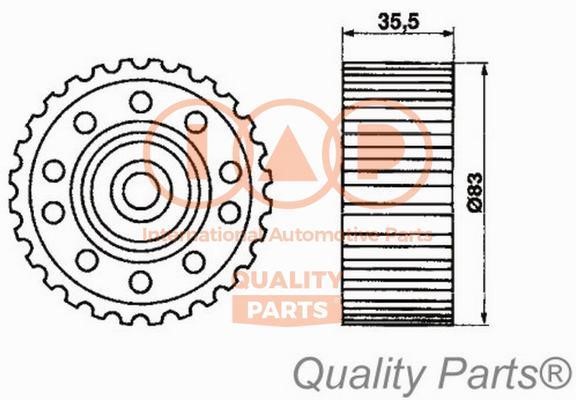 IAP 127-17053 Spannrolle, zahnriemen 12717053: Kaufen Sie zu einem guten Preis in Polen bei 2407.PL!