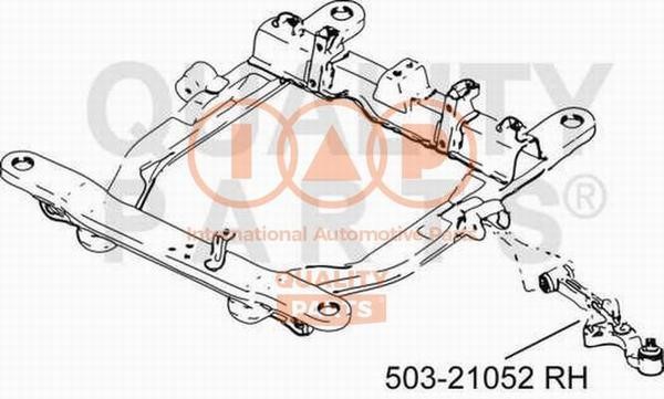 IAP 503-21052 Track Control Arm 50321052: Buy near me in Poland at 2407.PL - Good price!