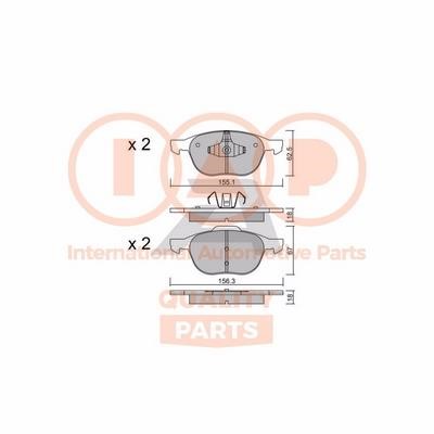 IAP 704-11027P Brake Pad Set, disc brake 70411027P: Buy near me in Poland at 2407.PL - Good price!