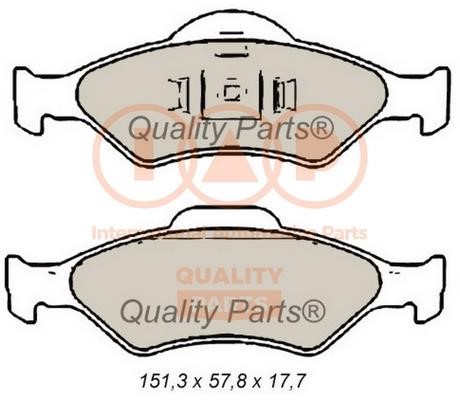 IAP 704-11082 Brake Pad Set, disc brake 70411082: Buy near me at 2407.PL in Poland at an Affordable price!