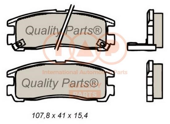 IAP 704-12053 Brake Pad Set, disc brake 70412053: Buy near me in Poland at 2407.PL - Good price!