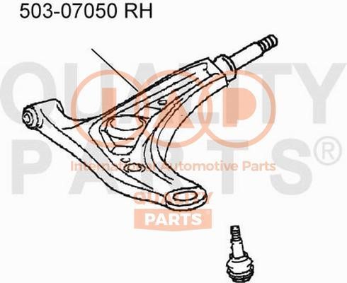 IAP 503-07050 Track Control Arm 50307050: Buy near me in Poland at 2407.PL - Good price!