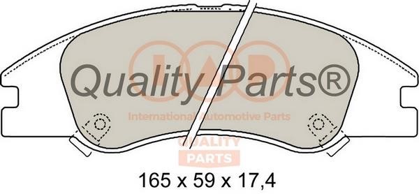 IAP 704-21042 Brake Pad Set, disc brake 70421042: Buy near me in Poland at 2407.PL - Good price!