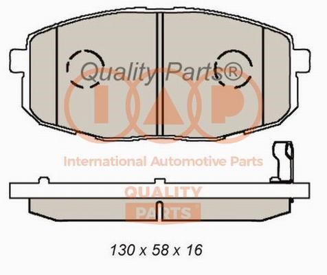 IAP 704-21100 Brake Pad Set, disc brake 70421100: Buy near me at 2407.PL in Poland at an Affordable price!