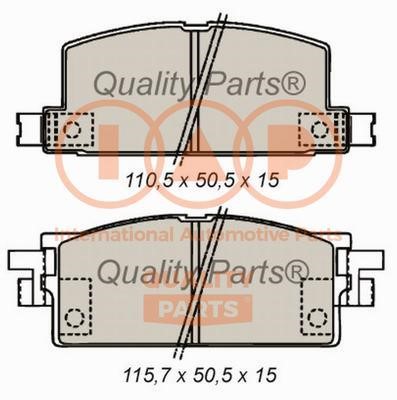 IAP 704-09010 Brake Pad Set, disc brake 70409010: Buy near me in Poland at 2407.PL - Good price!