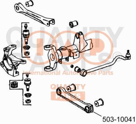 IAP 503-10041 Рычаг подвески 50310041: Отличная цена - Купить в Польше на 2407.PL!