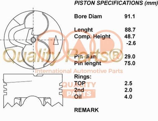 IAP 101-12020 Piston 10112020: Buy near me in Poland at 2407.PL - Good price!