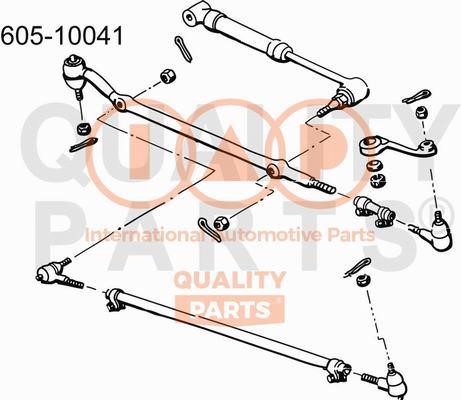 IAP 605-10041 Поперечная рулевая тяга 60510041: Отличная цена - Купить в Польше на 2407.PL!