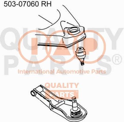 IAP 503-07060 Track Control Arm 50307060: Buy near me in Poland at 2407.PL - Good price!