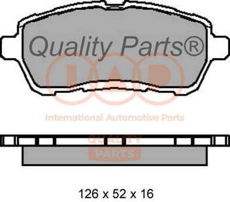 IAP 704-03100 Brake Pad Set, disc brake 70403100: Buy near me in Poland at 2407.PL - Good price!
