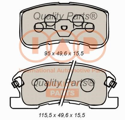 IAP 704-03066 Тормозные колодки дисковые, комплект 70403066: Отличная цена - Купить в Польше на 2407.PL!