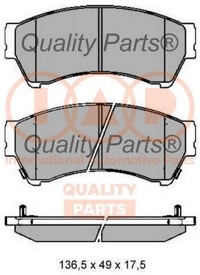 IAP 704-11058 Brake Pad Set, disc brake 70411058: Buy near me in Poland at 2407.PL - Good price!