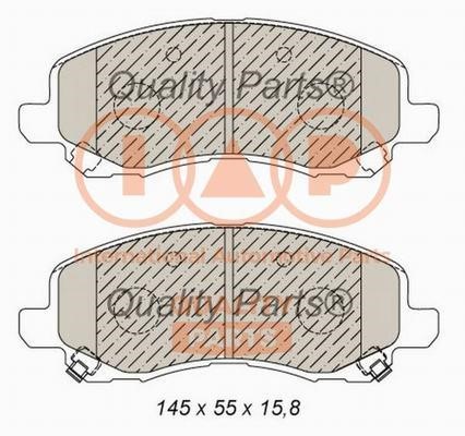 IAP 704-10070X Brake Pad Set, disc brake 70410070X: Buy near me in Poland at 2407.PL - Good price!