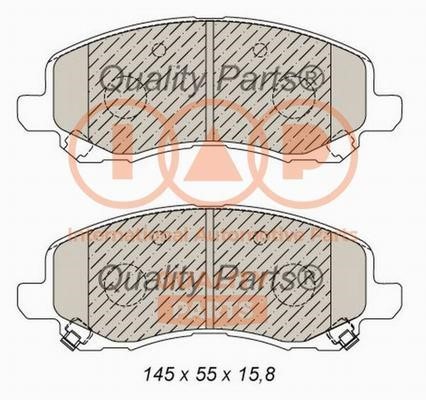 IAP 704-10070X Scheibenbremsbeläge, Set 70410070X: Kaufen Sie zu einem guten Preis in Polen bei 2407.PL!