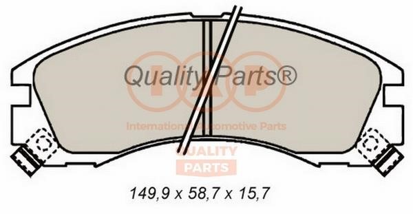 IAP 704-12021 Brake Pad Set, disc brake 70412021: Buy near me in Poland at 2407.PL - Good price!
