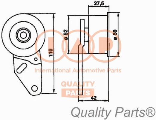 IAP 127-15021 Tensioner pulley, timing belt 12715021: Buy near me in Poland at 2407.PL - Good price!