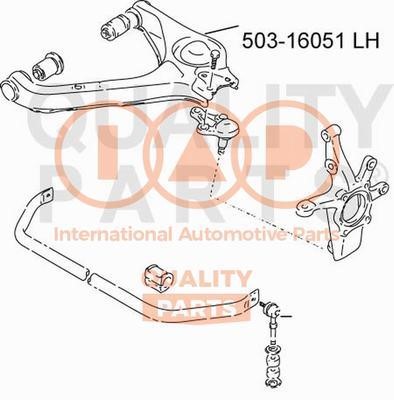 IAP 503-16051 Рычаг подвески 50316051: Отличная цена - Купить в Польше на 2407.PL!