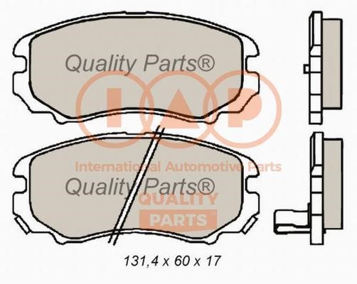 IAP 704-07072X Brake Pad Set, disc brake 70407072X: Buy near me in Poland at 2407.PL - Good price!