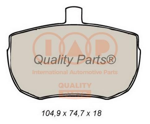 IAP 704-14030 Тормозные колодки дисковые, комплект 70414030: Отличная цена - Купить в Польше на 2407.PL!