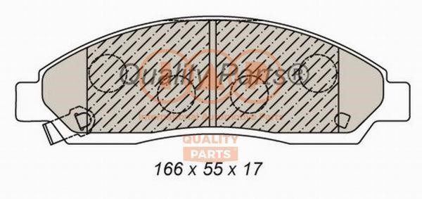 IAP 704-09022X Brake Pad Set, disc brake 70409022X: Buy near me in Poland at 2407.PL - Good price!