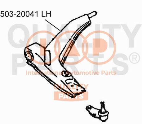 IAP 503-20041 Рычаг подвески 50320041: Купить в Польше - Отличная цена на 2407.PL!