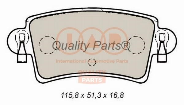 IAP 704-13161 Тормозные колодки дисковые, комплект 70413161: Купить в Польше - Отличная цена на 2407.PL!