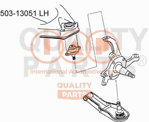 IAP 503-13051 Track Control Arm 50313051: Buy near me in Poland at 2407.PL - Good price!