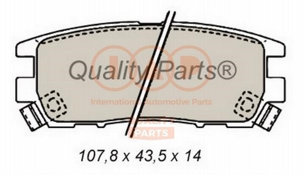 IAP 704-12022 Brake Pad Set, disc brake 70412022: Buy near me in Poland at 2407.PL - Good price!